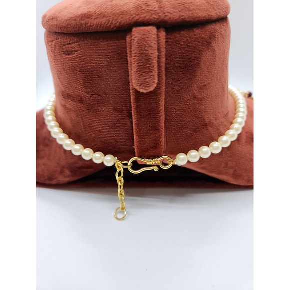 22kt Ruby Diamond Necklace - Picture 4 of 6